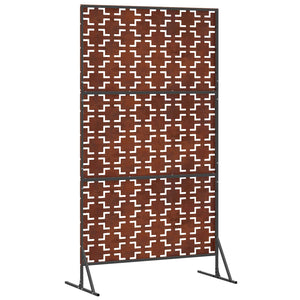 Οθόνη Ιδιωτικότητας 100 x 50 x 180 εκ. Σκ rusty