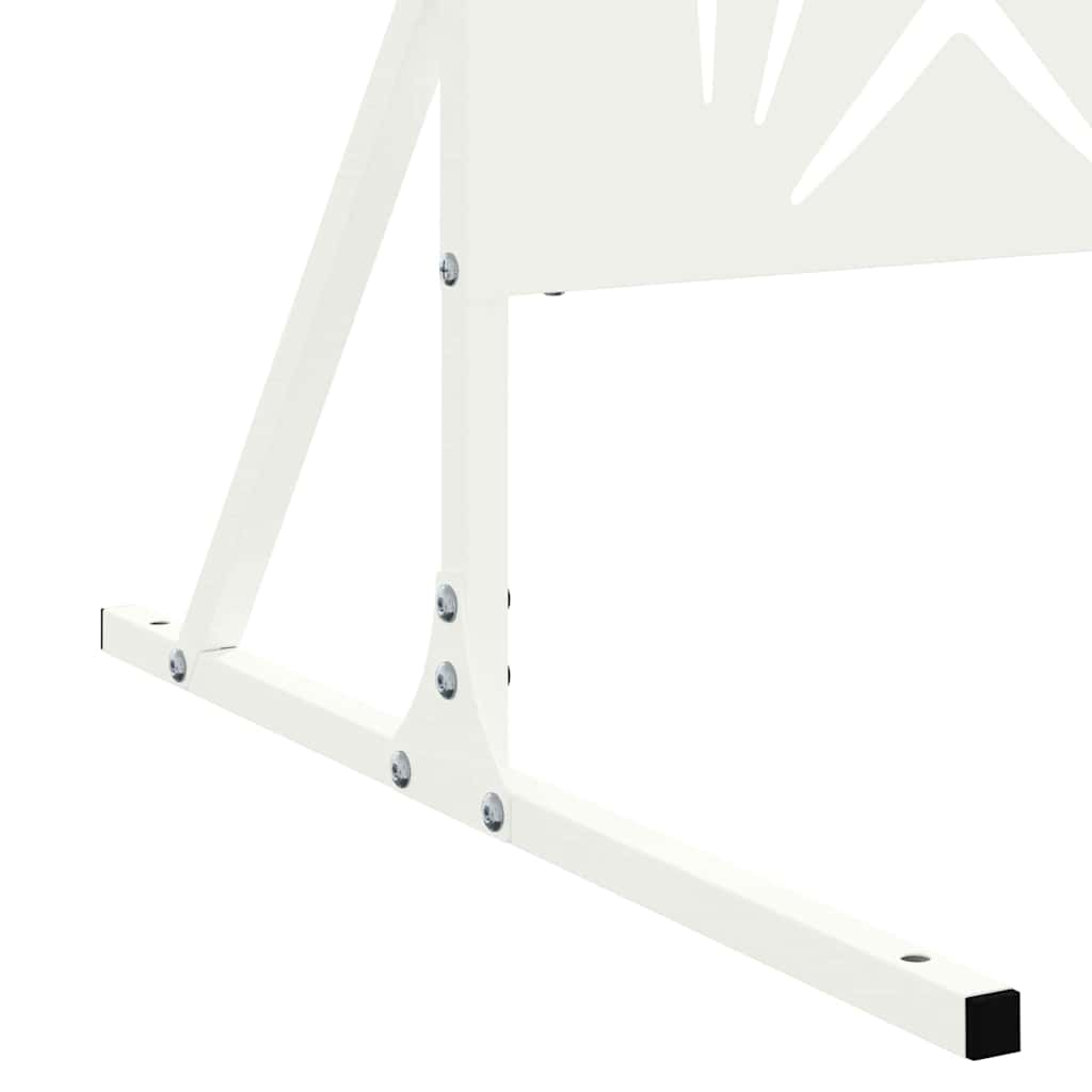 Οθόνη Ιδιωτικότητας Λευκό 100 x 50 x 180 εκ. Ατσάλι