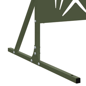 Οθόνη Ιδιωτικότητας Ελιά 100 x 50 x 180 εκ. Ατσάλι - Pakobazaar