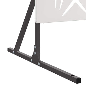 Οθόνη Ιδιωτικότητας Γκρι 100 x 50 x 180 εκ. Ατσάλι - Pakobazaar