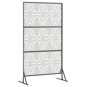 Οθόνη Ιδιωτικότητας Γκρι 100 x 50 x 180 εκ. Ατσάλι - Pakobazaar