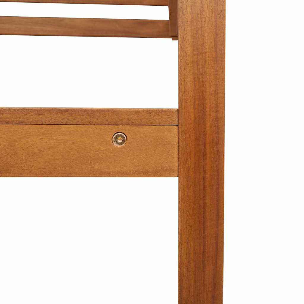 Καρέκλα Κήπου 2 pcs Καφέ 50 x 50 x 91 εκ. Μασίφ ξύλο ακακίας
