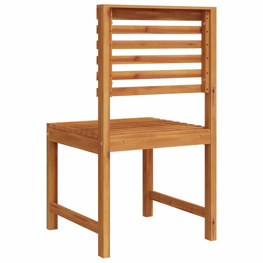 Καρέκλα Κήπου 2 pcs Καφέ 50 x 50 x 91 εκ. Μασίφ ξύλο ακακίας