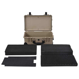 Σκληρή βαλίτσα Άμμος 56 x 35 x 23 cm Πολυπροπυλένιο και ABS - Pakobazaar