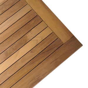 Παγκάκι κήπου 2 pcs Γκρι και Καφέ Μασίφ ξύλο teak - Pakobazaar