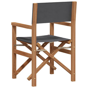 Αναδιπλούμενη καρέκλα διευθυντή Γκρι 55 x 54 x 85 εκ - Pakobazaar