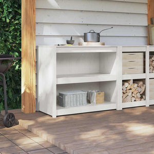 Ντουλάπα Κουζίνας με ράφι MEPPEL Λευκό 106 x 55 x 92 cm
