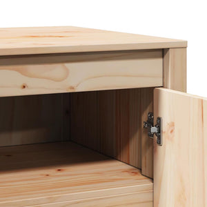 Ντουλάπα Κουζίνας Καφέ δρυς 106 x 55 x 64 cm Μασίφ ξύλο πεύκου - Pakobazaar