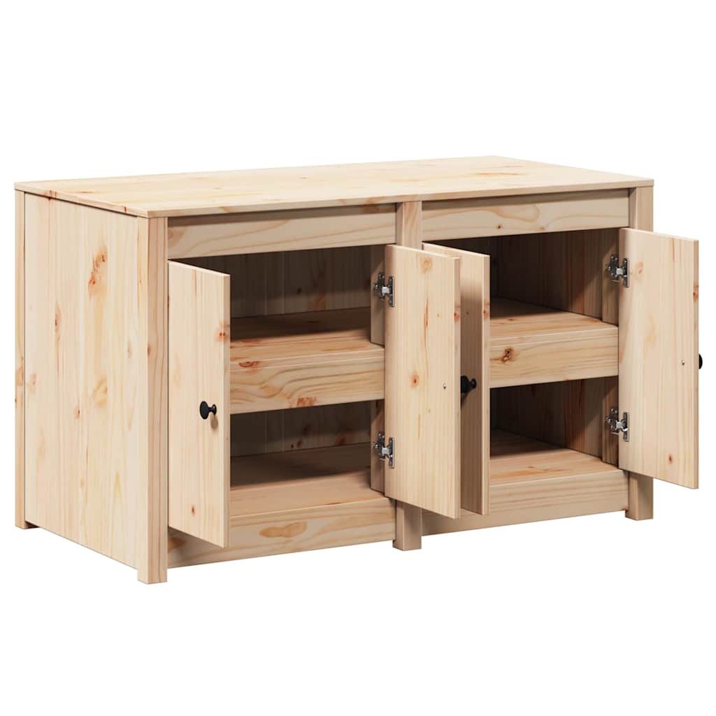 Ντουλάπα Κουζίνας Καφέ δρυς 106 x 55 x 64 cm Μασίφ ξύλο πεύκου - Pakobazaar