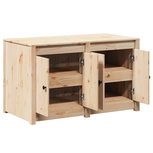 Ντουλάπα Κουζίνας Καφέ δρυς 106 x 55 x 64 cm Μασίφ ξύλο πεύκου - Pakobazaar