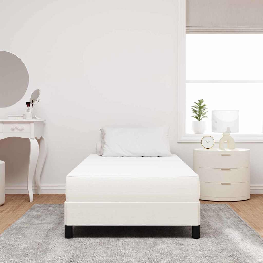 Στρώμα Κρεβατιού με στρώμα Κρεμ 90 x 190 cm ύφασμα - Pakobazaar