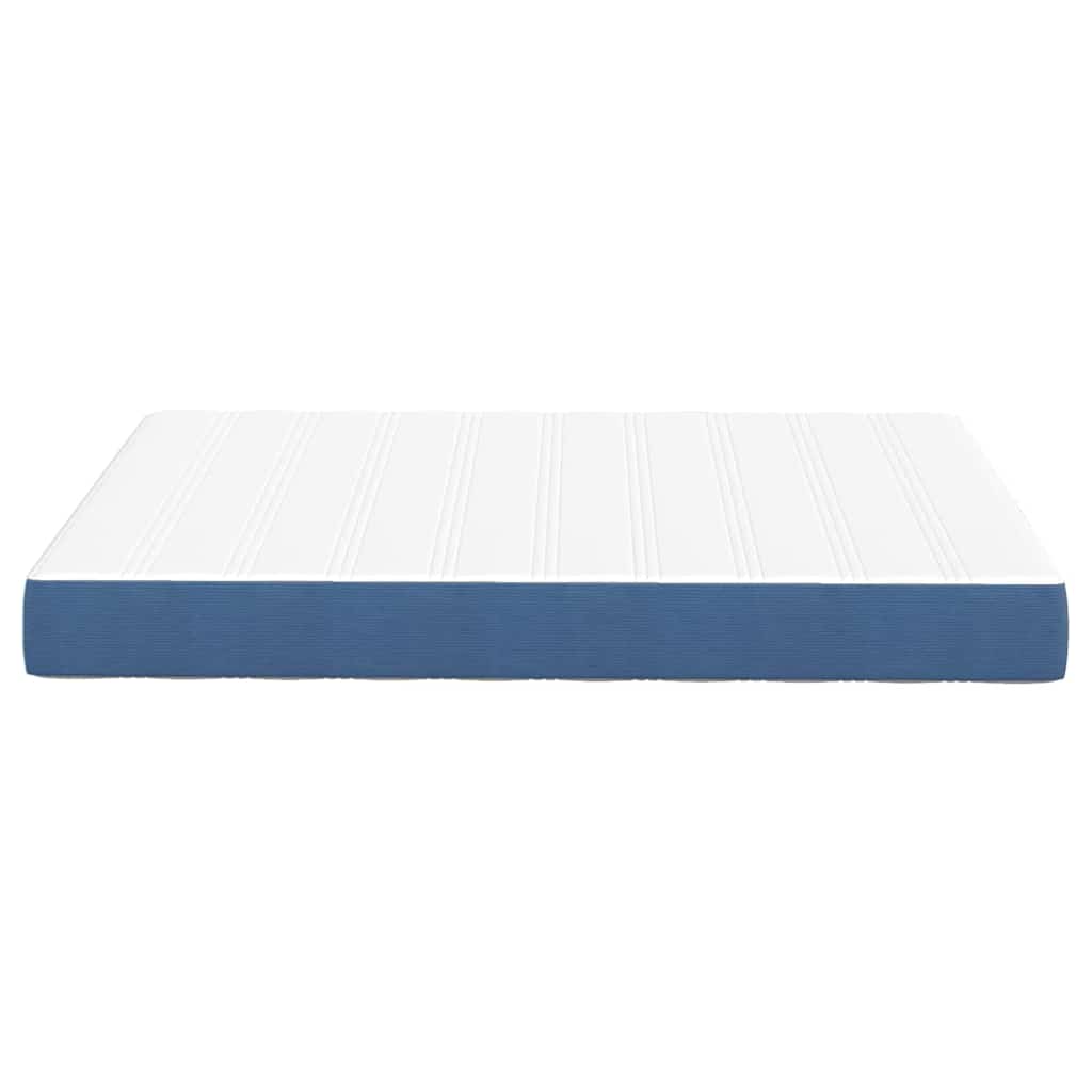 Στρώμα Κρεβατιού με στρώμα Μπλε 160 x 200 cm ύφασμα - Pakobazaar