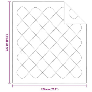 Πάπλωμα 220 x 200 x 3 εκ Όχι Πολυεστέρας Λευκό Αναπνεύσιμο