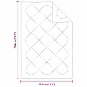 Χειμερινό Παπλωματοθήκη 200 x 135 x 5 εκ. Χειμώνας Πολυεστέρας