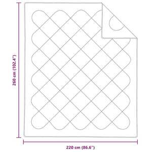 Χειμερινό Παπλωματοθήκη 260 x 220 x 3 εκ. Χειμώνας Πολυεστέρας