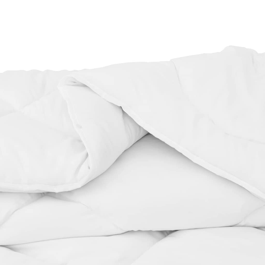 Κουβέρτα 2 σε 1 Λευκό 135 x 220 εκ. Πολυεστέρας - Pakobazaar