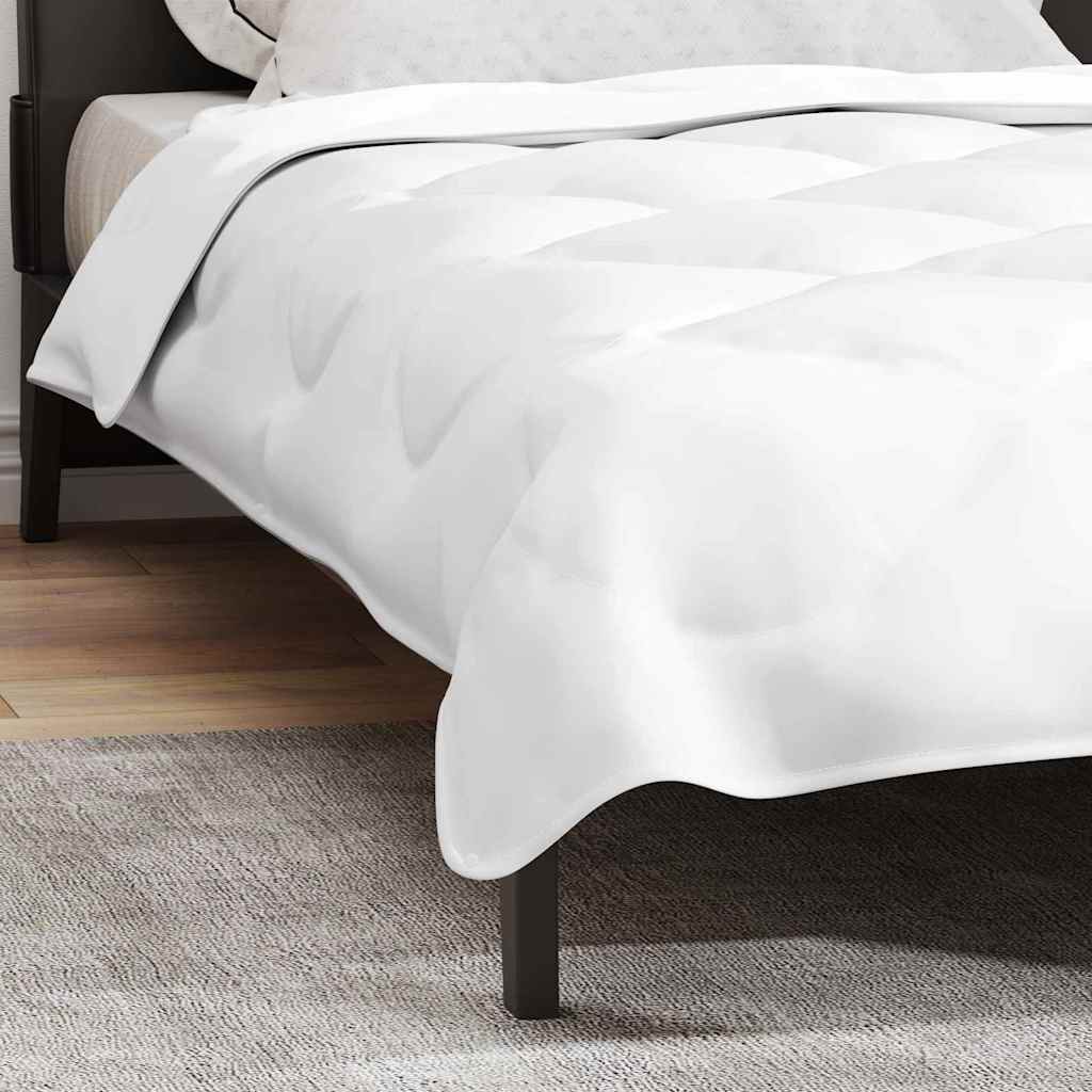 Κουβέρτα 2 σε 1 Λευκό 135 x 220 εκ. Πολυεστέρας - Pakobazaar