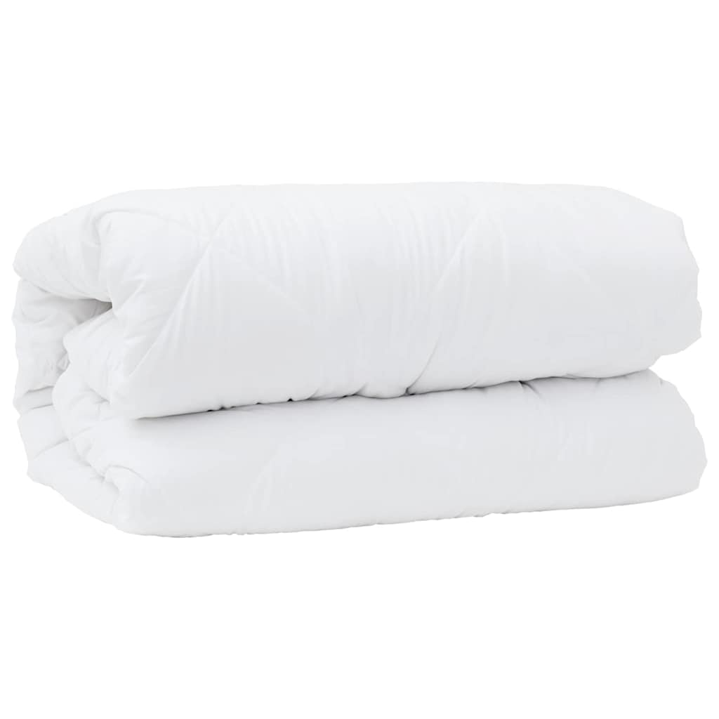 Κουβέρτα 2 σε 1 Λευκό 240 x 220 cm Πολυεστέρας - Pakobazaar