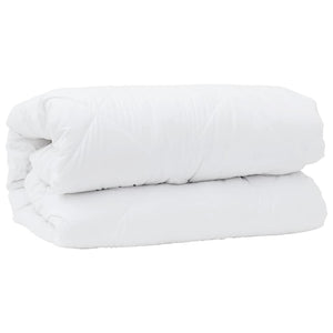 Κουβέρτα 2 σε 1 Λευκό 240 x 220 cm Πολυεστέρας - Pakobazaar