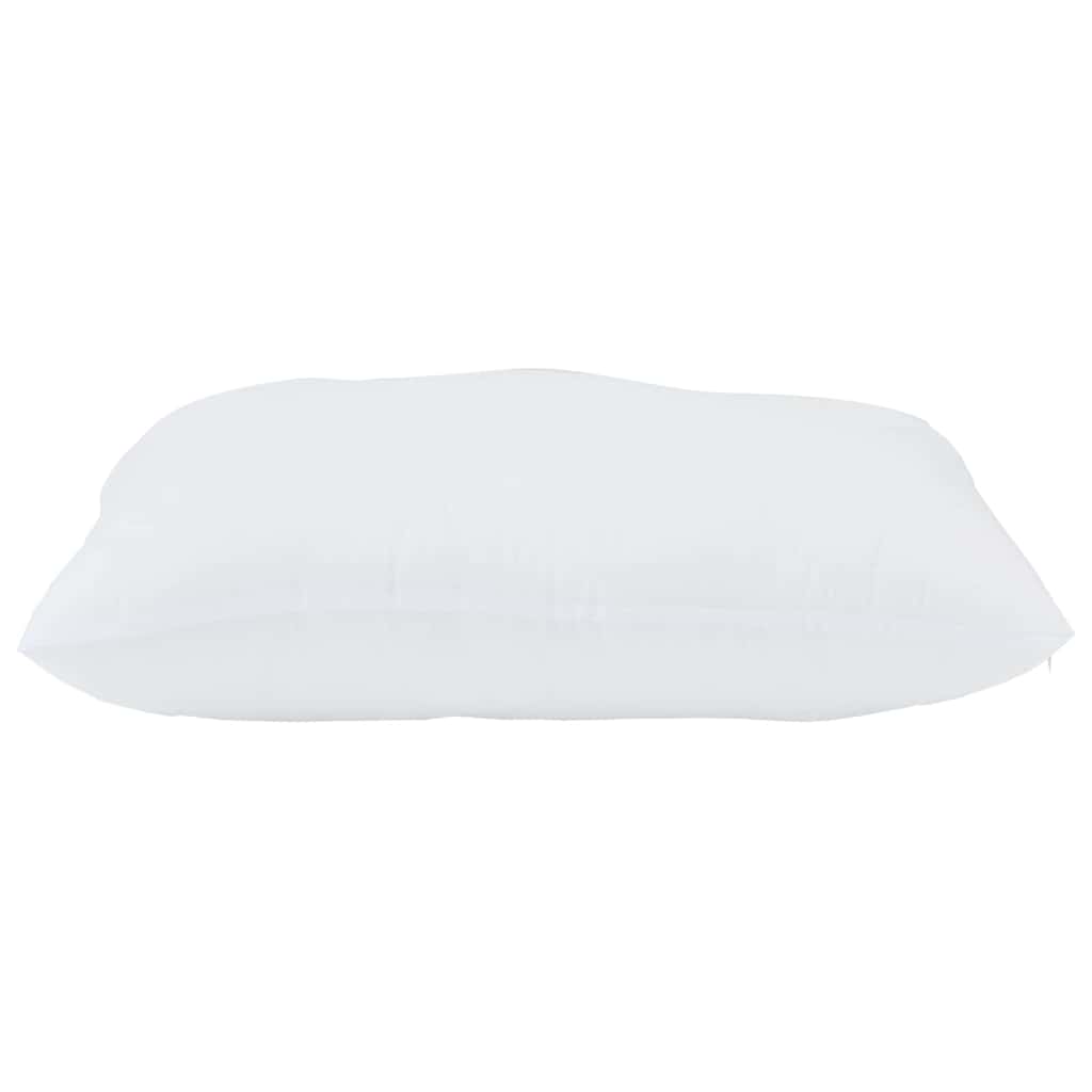 Μαξιλάρι με μαξιλάρι 2 pcs Λευκό 61 x 41 x 20 εκ Πολυεστέρας