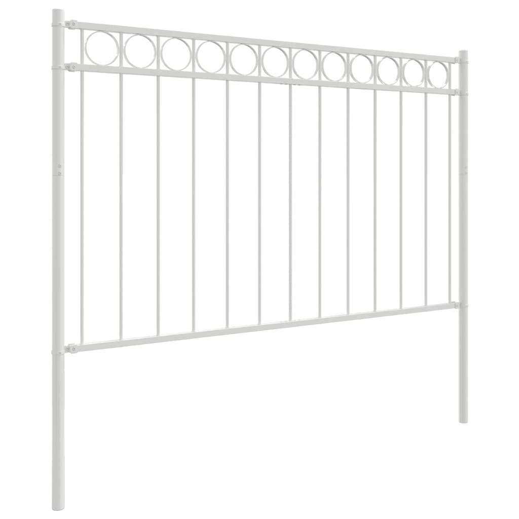 Στοιχείο Φράχτη Assen Λευκό 170 x 150 εκ. Ατσάλι