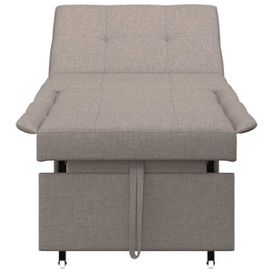 Καναπές Κρεβάτι Taupe 194 x 50 x 82 εκ. ύφασμα - Pakobazaar