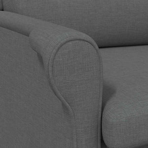 Πολυθρόνα Σκούρο γκρι 76 x 94 x 102 εκ. ύφασμα - Pakobazaar