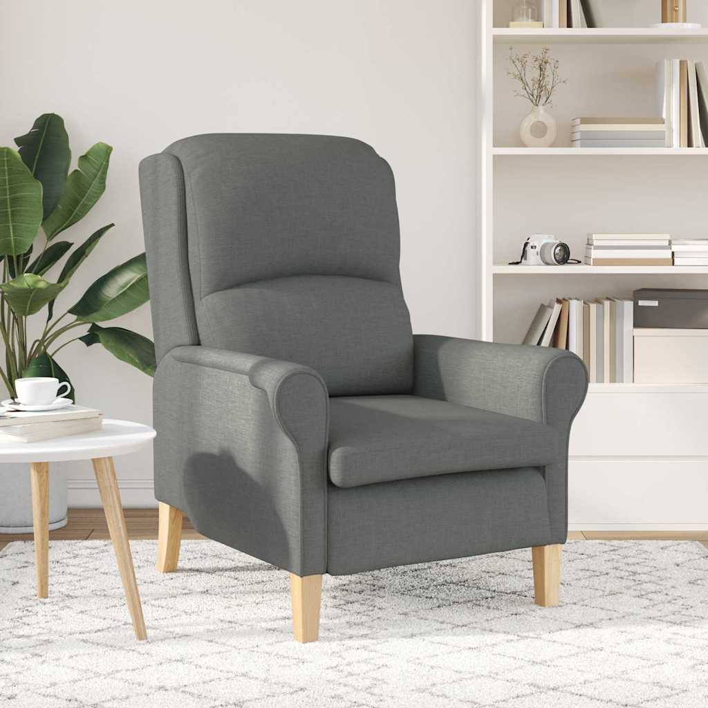 Πολυθρόνα Σκούρο γκρι 76 x 94 x 102 εκ. ύφασμα - Pakobazaar