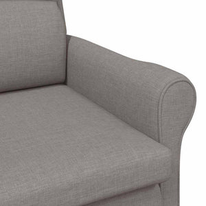 Πολυθρόνα Taupe 76 x 94 x 102 εκ. ύφασμα - Pakobazaar