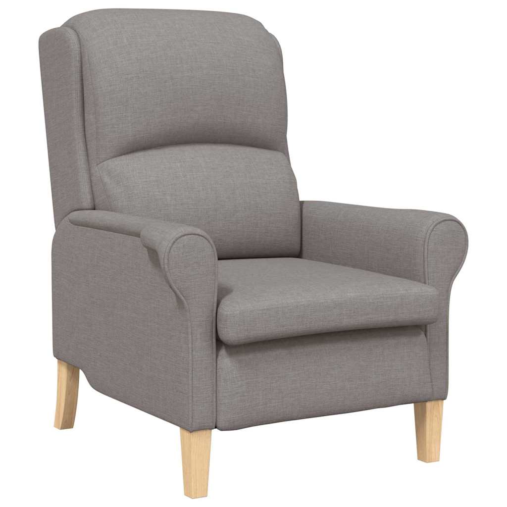 Πολυθρόνα Taupe 76 x 94 x 102 εκ. ύφασμα - Pakobazaar
