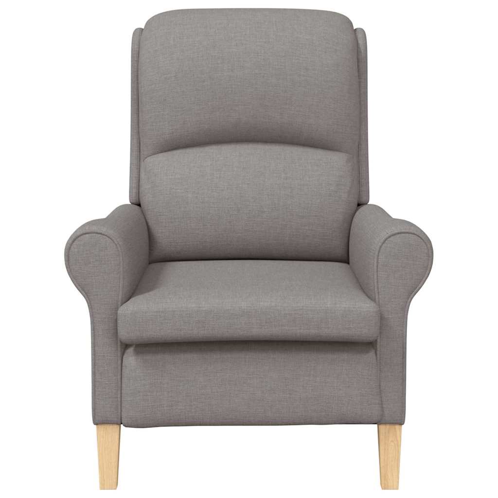 Πολυθρόνα Taupe 76 x 94 x 102 εκ. ύφασμα - Pakobazaar