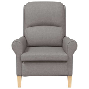 Πολυθρόνα Taupe 76 x 94 x 102 εκ. ύφασμα - Pakobazaar