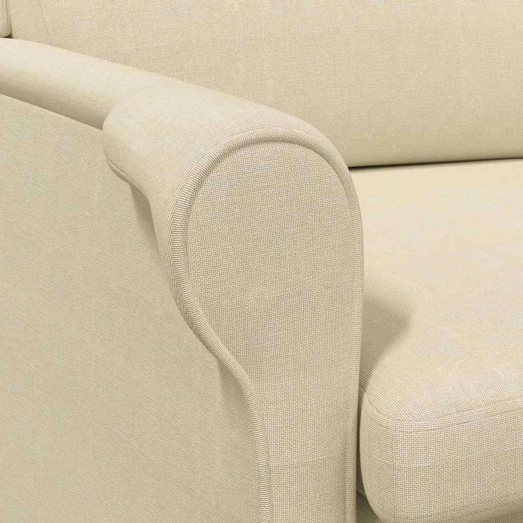Πολυθρόνα Κρεμ 76 x 94 x 102 εκ. ύφασμα - Pakobazaar