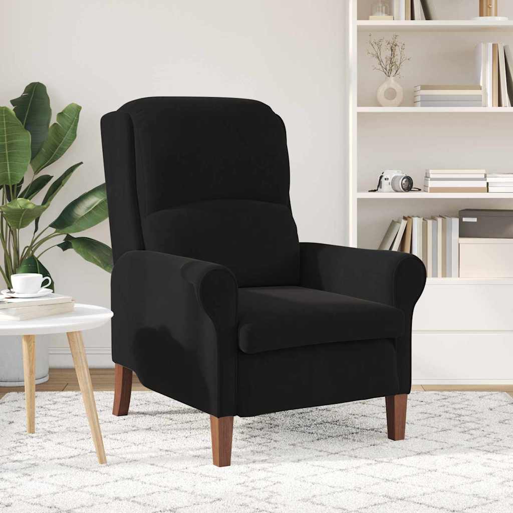 Πολυθρόνα Μαύρο 76 x 94 x 102 εκ. Βελούδο - Pakobazaar