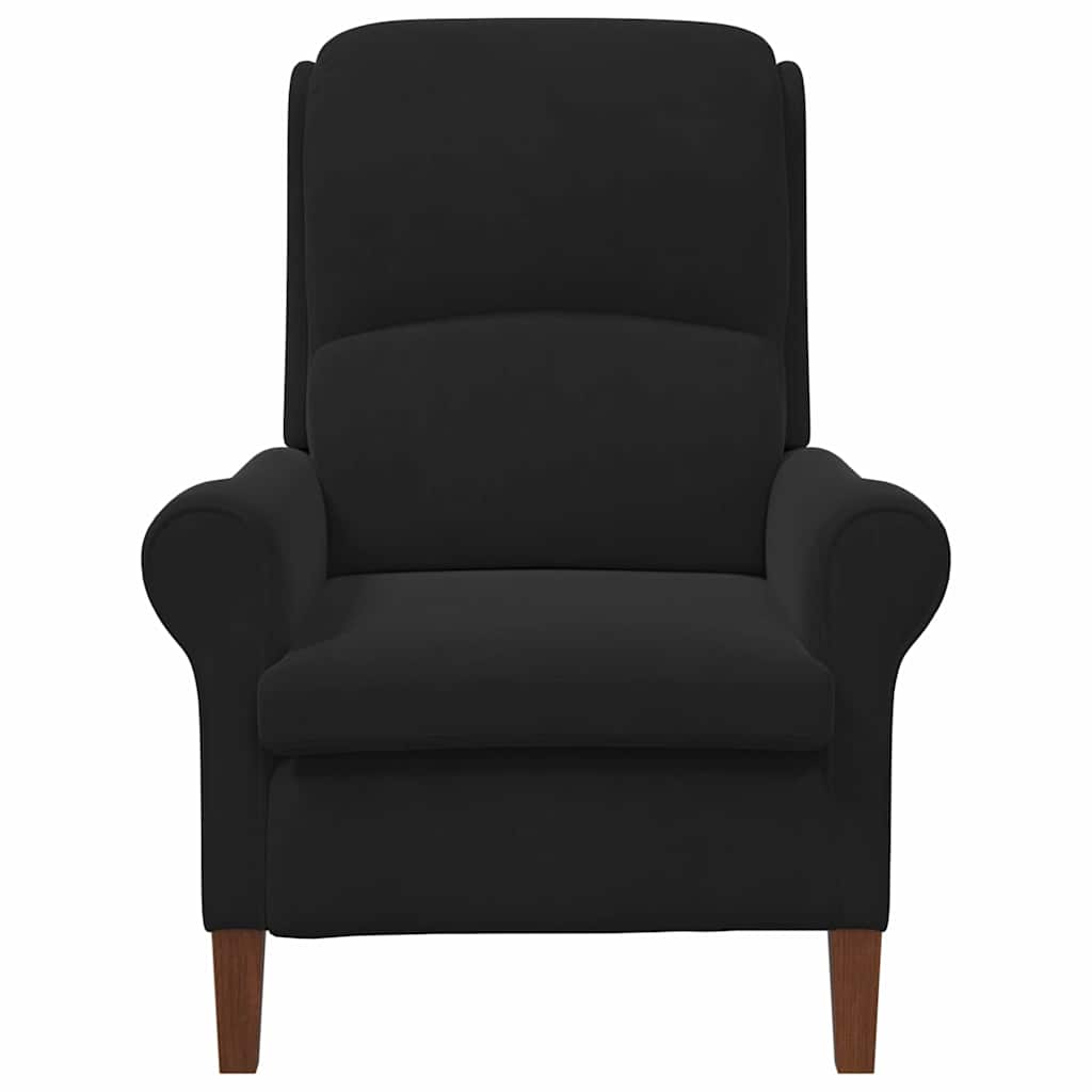 Πολυθρόνα Μαύρο 76 x 94 x 102 εκ. Βελούδο - Pakobazaar