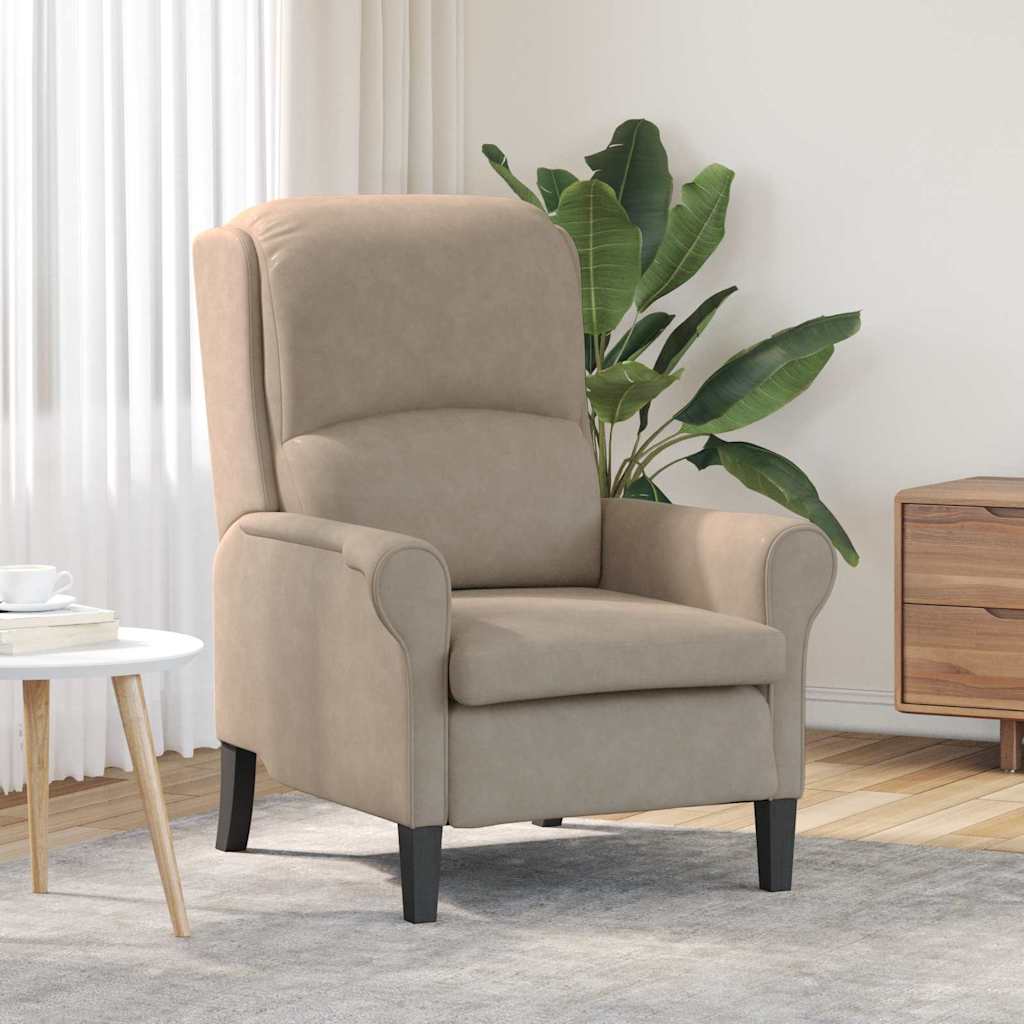 Πολυθρόνα Taupe 76 x 94 x 102 εκ. Μικροΐνες - Pakobazaar