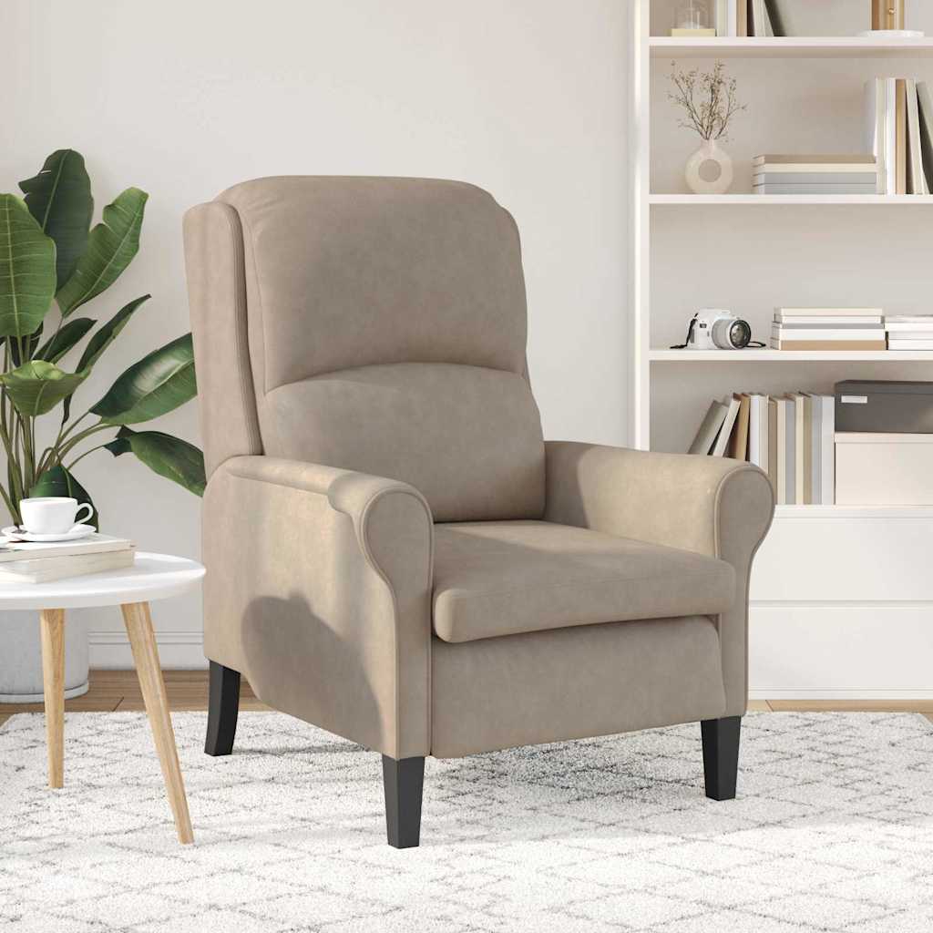 Πολυθρόνα Taupe 76 x 94 x 102 εκ. Μικροΐνες - Pakobazaar