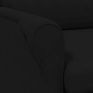 Πολυθρόνα Μαύρο 76 x 94 x 102 εκ. Μικροΐνες - Pakobazaar