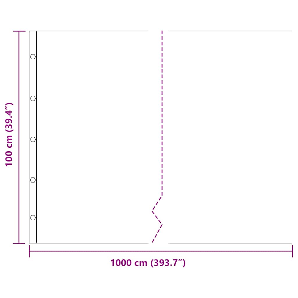 Φράγμα ριζών Μαύρο 1 x 10 m Πολυαιθυλένιο - Pakobazaar