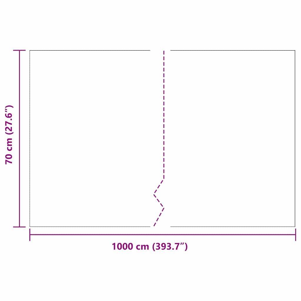 Φράγμα ριζών Μαύρο 0,7 x 10 μέτρα Πολυαιθυλένιο