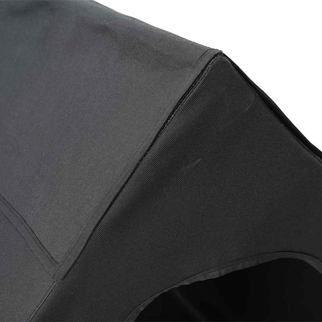 Σπίτι για κατοικίδια Μαύρο 110 x 75 x 90 εκ Ατσάλι - Pakobazaar