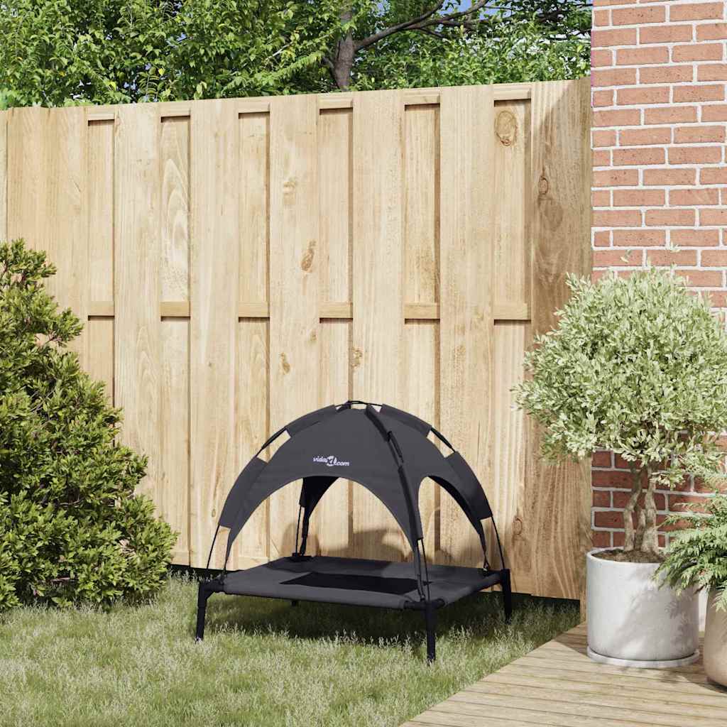 Κρεβάτι Σκύλου Μαύρο 76 x 62 x 70,5 εκ. Ατσάλι