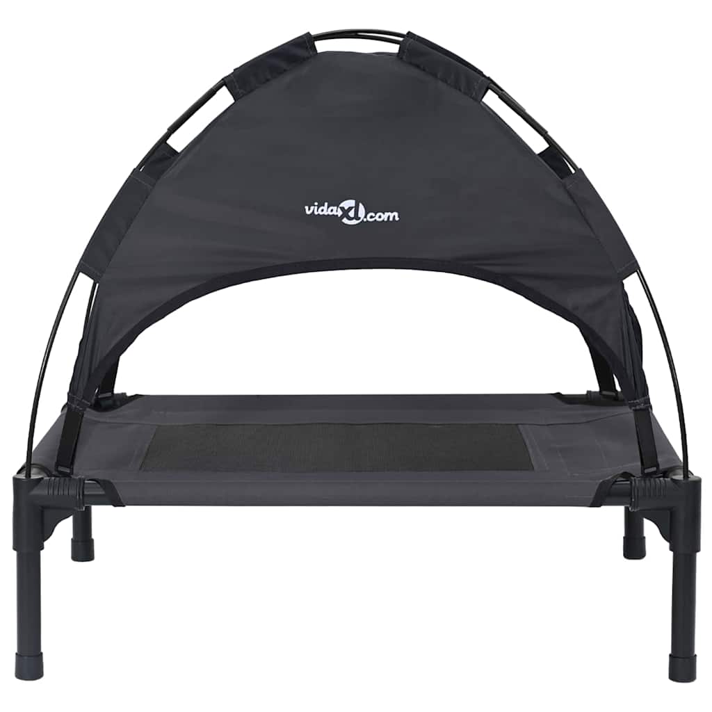 Κρεβάτι Σκύλου Μαύρο 76 x 62 x 70,5 εκ. Ατσάλι