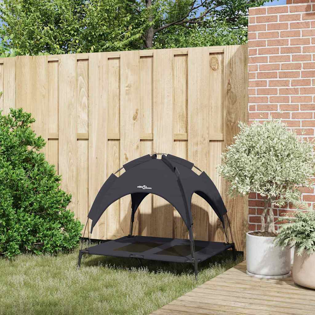 Κρεβάτι Σκύλου Μαύρο 92 x 77 x 82,5 εκ. Ατσάλι