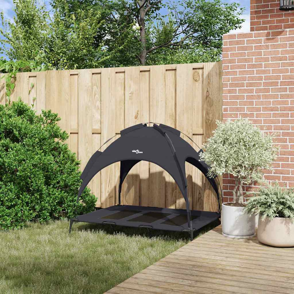 Κρεβάτι Σκύλου Μαύρο 122 x 93 x 106,5 εκ. Ατσάλι