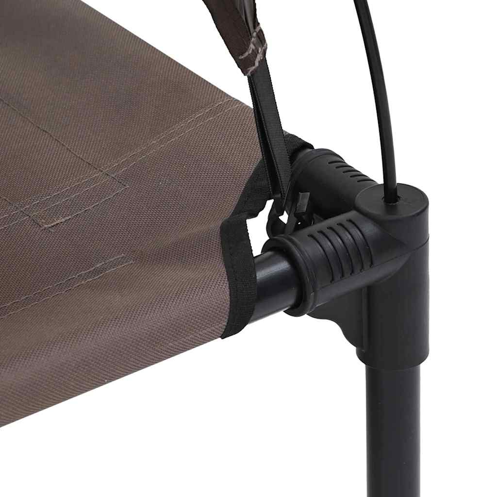 Κρεβάτι Σκύλου Καφέ 62 x 48 x 61 εκ. Ατσάλι