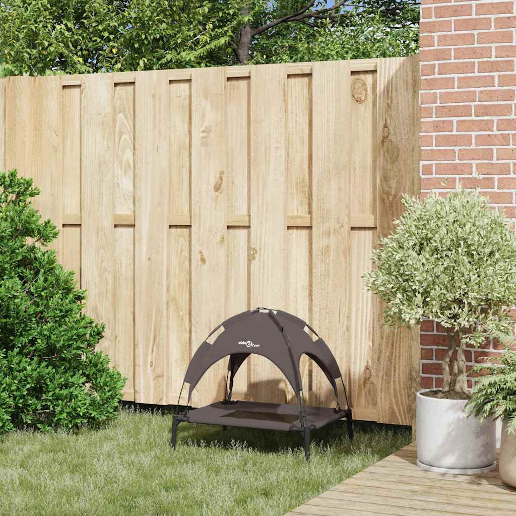 Κρεβάτι Σκύλου Καφέ 62 x 48 x 61 εκ. Ατσάλι