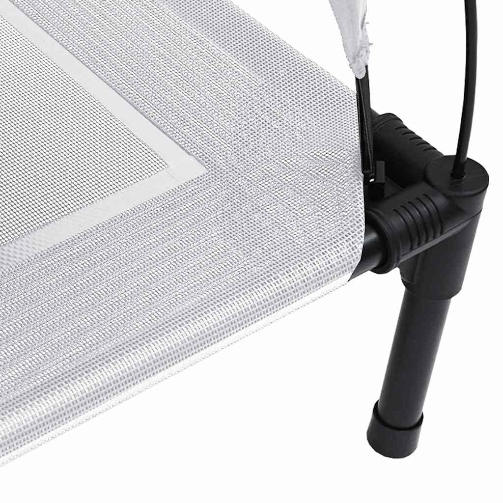 Κρεβάτι Σκύλου Ασημί Γκρι 63 x 49,5 x 60 εκ Ατσάλι