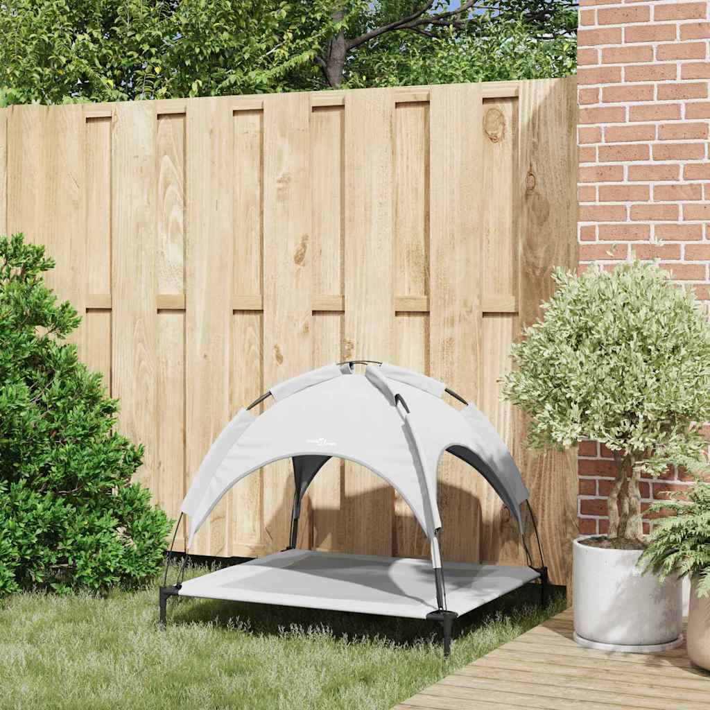 Κρεβάτι Σκύλου Ασημί Γκρι 90 x 81 x 80,5 εκ Ατσάλι