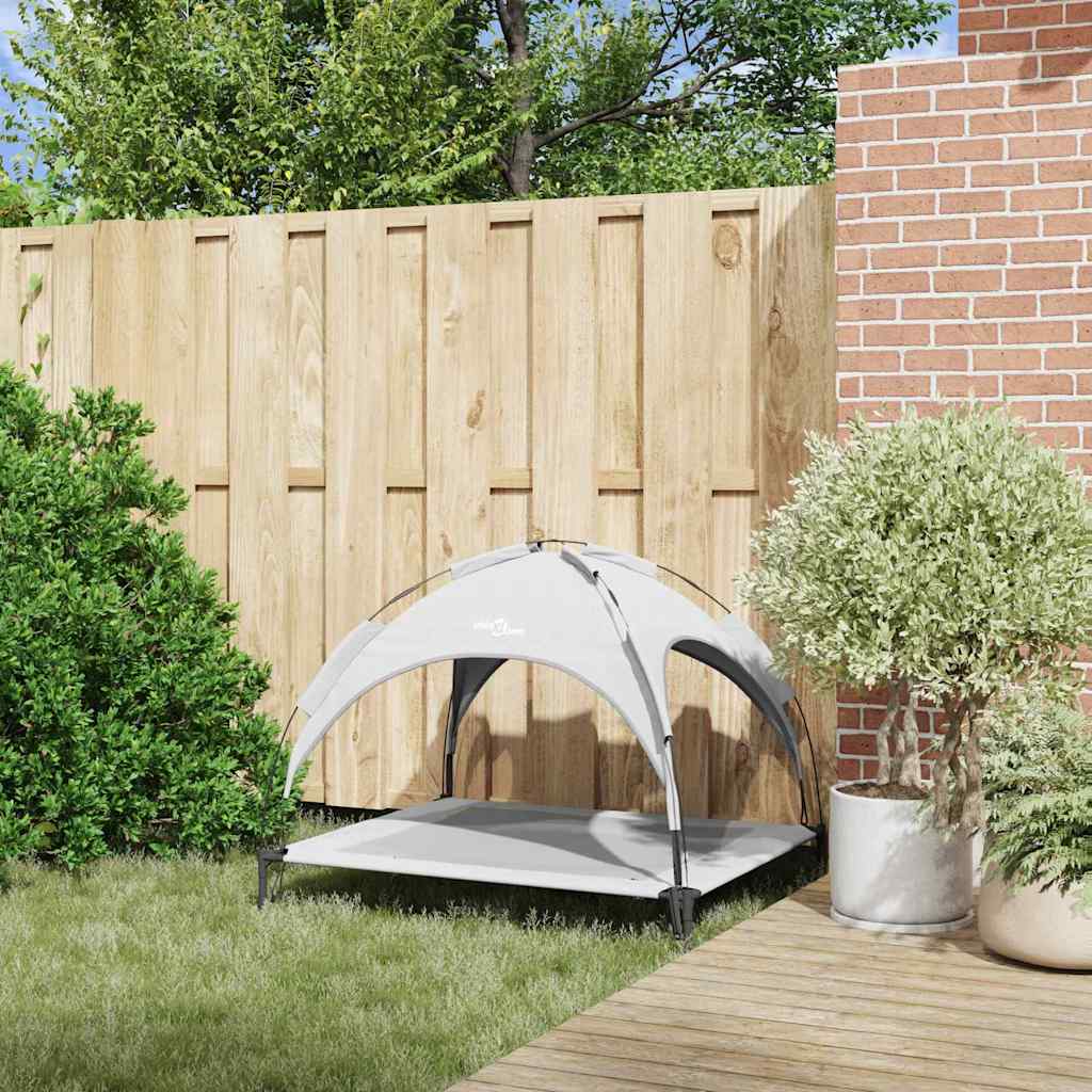 Κρεβάτι Σκύλου Ασημί Γκρι 104 x 86 x 84,5 εκ Ατσάλι